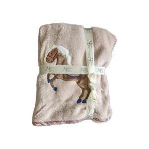 SOFT!!! Mason Chic -- Carson The Colt-- Plush Baby Blanket Cowboy/ Cowgirl NEW!